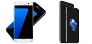 s7 edege vs iphone 7