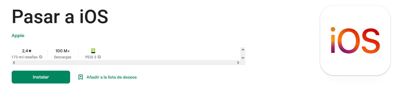 pasar a ios