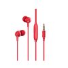 Auricular con Cable y Manos Libres E48P - Rojo
