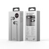 Auriculares de Aluminio con micro HV-E65P Plata