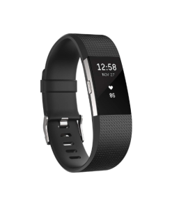 Fitbit Charge 2 - Pulsera de Actividad Física y Ritmo Cardiaco, Unisex, Talla L, Color Negro