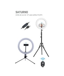 Anillo de luz para selfies Flux Saturno