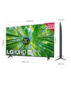 LG 55UQ80006LB tv