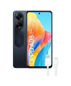 OPPO A98 5G – Smartphone Libre, 8GB+256GB, Pantalla 6,7”, Cámara 64+2+32MP, Cámara Microscopio, Android, Batería 5000mAh, Carga Rápida 67W - Negro