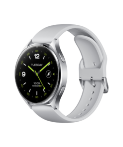 Xiaomi Watch 2 - Llamadas Bluetooth, Snapdragon W5+ Gen1, Wear OS x MIUI, Pantalla AMOLED de 1,43”, Monitor de frecuencia cardíaca y sueño, Plata (Versión ES)