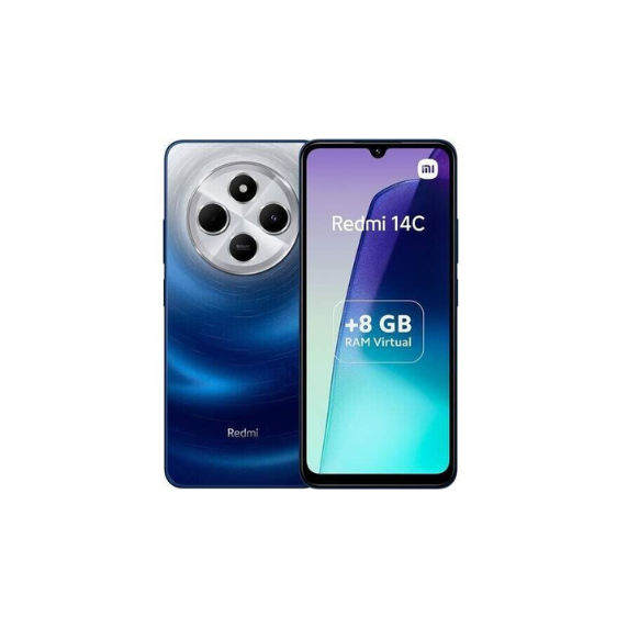 Xiaomi Smartphone Redmi 14C 6,7" NFC Octa Core 8 GB RAM 256 GB Azul - Cargador Incluido