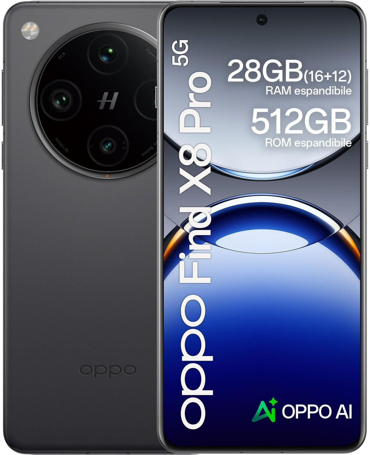 OPPO Find X8 Pro 5G 16/512GB Negro Libre (Versión Española)