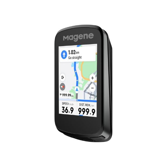 Magene C606 V2 GPS Ciclocomputador, ClimbPro multiescenario, Transferencia de Datos Wi-Fi y Bluetooth, replanificación de rutas, Soporte Intercambiable, visualización de Datos Personalizable - Solo abierto
