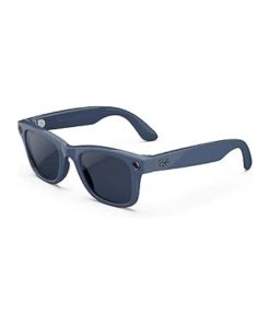 Ray-Ban Gafas IA - Ray-Ban Meta Wayfarer (Gen 2), Azul Brillante, Lentes Transitions® en Azul Zafriro, Talla estándar (50-22)