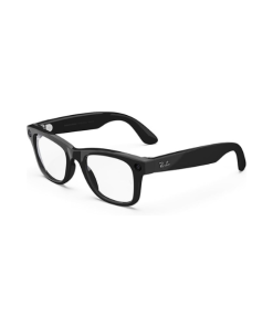 Ray-Ban META RW 4006 WAYFARER Gen 1 Gafas de sol unisex color Negro Brillante Lentes Transparentes (50-22)