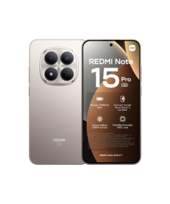XIAOMI REDMI Note 15 Pro 5G - Smartphone de 8+256GB, Pantalla de 6,83" 1.5K AMOLED, MediaTek Dimensity 7400-Ultra, cámara de 200MP, batería de 6580 mAh, Cargador no Incluido, Titanium (Versión ES)