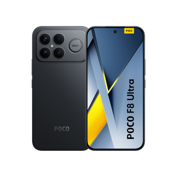 XIAOMI POCO F8 Ultra - Smartphone de 12+256GB, Pantalla AMOLED de 6,85” 120Hz, Snapdragon 8 Elite Gen 5, Carga Hypercharge 100W e inalámbrica 50W, Cargador no Incluido, Negro (Versión ES)