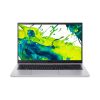 Portátil Acer Aspire Go 15 de 15,6 pulgadas en plata, vista frontal abierto
