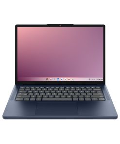 Portátil Lenovo Chromebook Gen 11 de 14 pulgadas en azul, abierto con ChromeOS