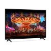 Smart TV LG UHD AI 65UA75006LA de 65 pulgadas, vista en ángulo con peana de dos patas